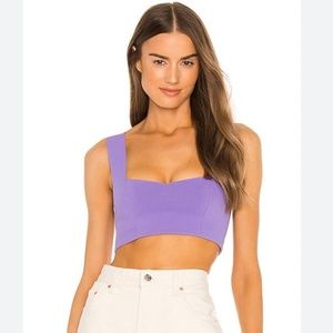 ALC Jordana Amethyst Bra Crop Top Small